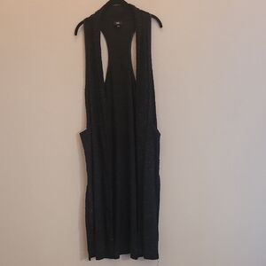 Massimo Black Textured Knit Top